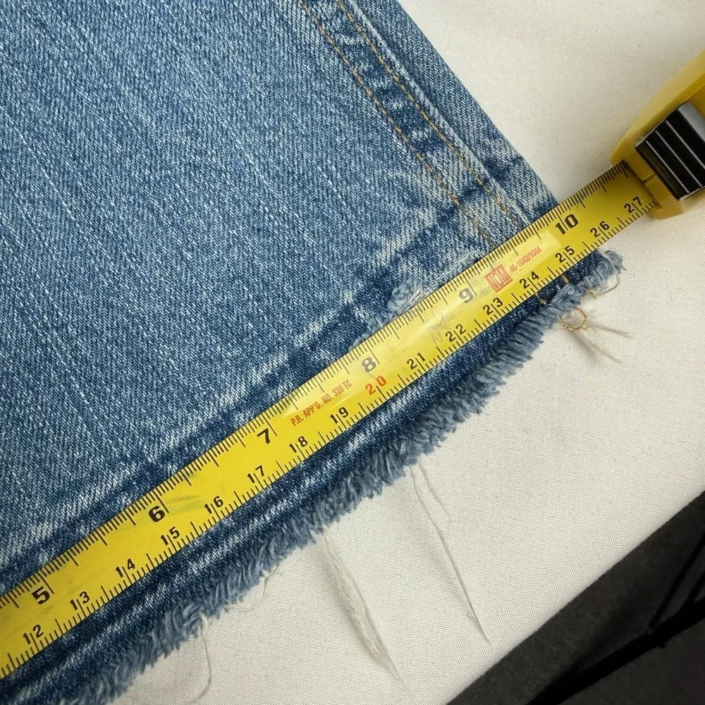 Polo Ralph Lauren Jeans Mens 38x34 Blue Light Wash Regular Bootcut Distressed